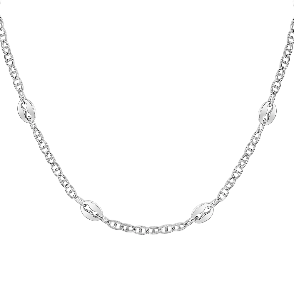 COLLANA UOMO IN ACCIAIO CON ELEMENTI IN ACCIAIO - Image 3