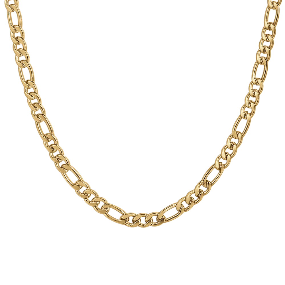COLLANA UOMO IN ACCIAIO IP GOLD