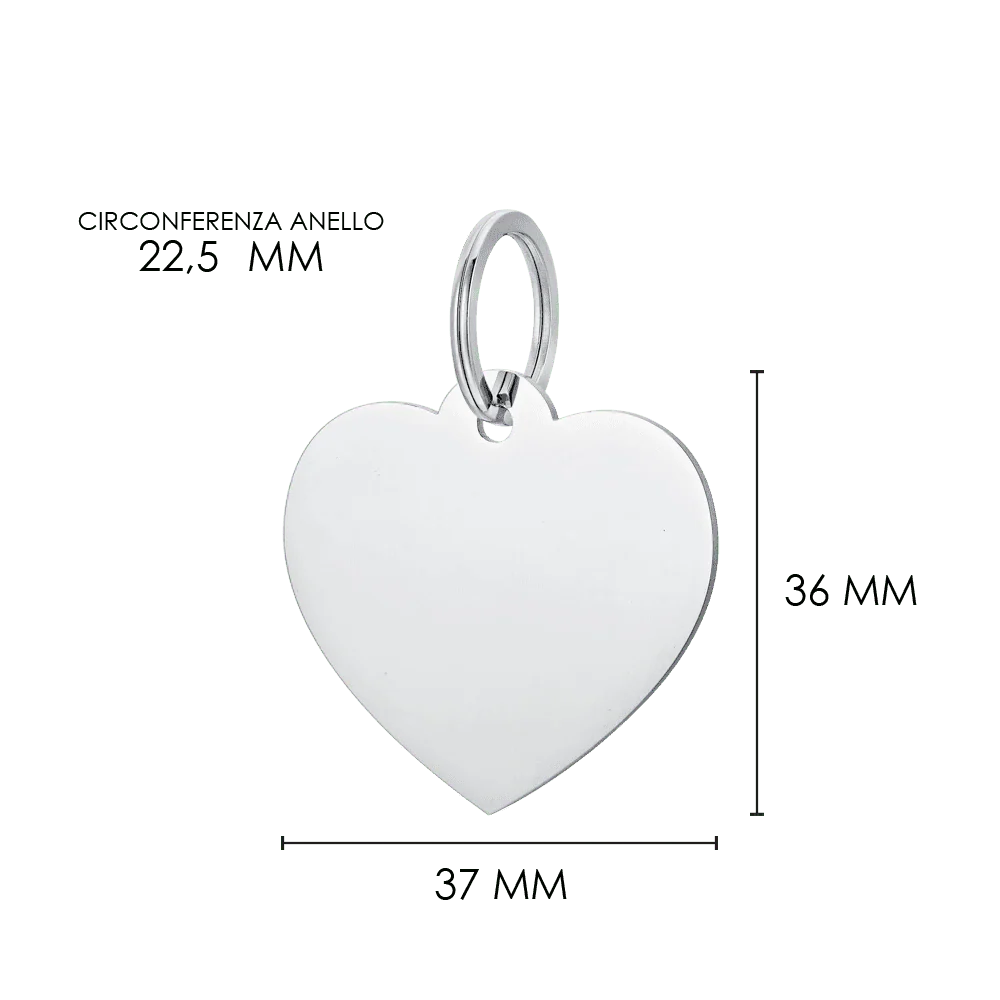 MEDAGLIETTA PERSONALIZZABILE CANE E GATTO CUORE - Image 17