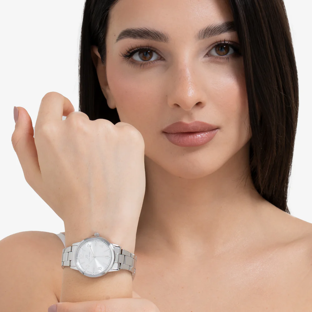 OROLOGIO DONNA IN ACCIAIO CON QUADRANTE BIANCO - Image 3