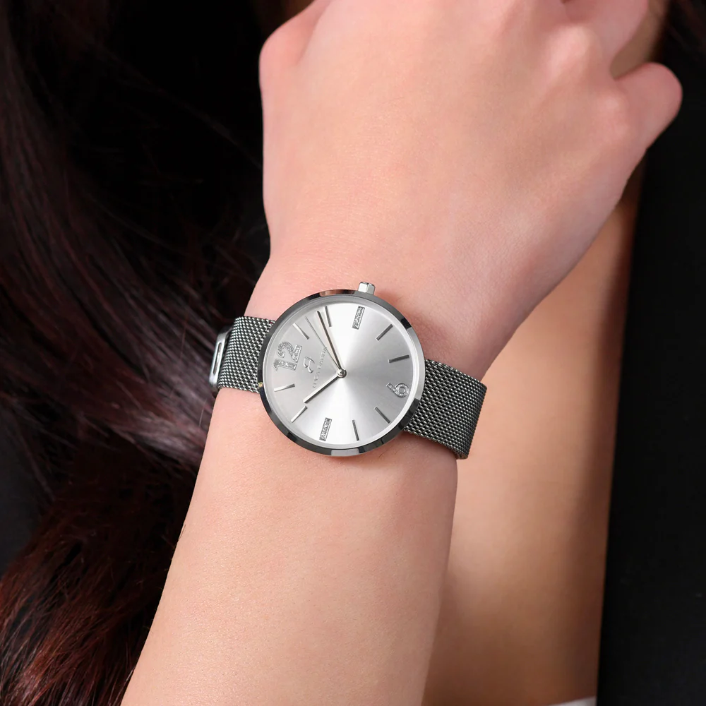 OROLOGIO DONNA IN ACCIAIO MAGLIA MILANO - Image 2