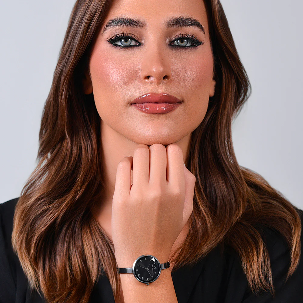 OROLOGIO DONNA IN ACCIAIO QUADRANTE NERO - Image 3