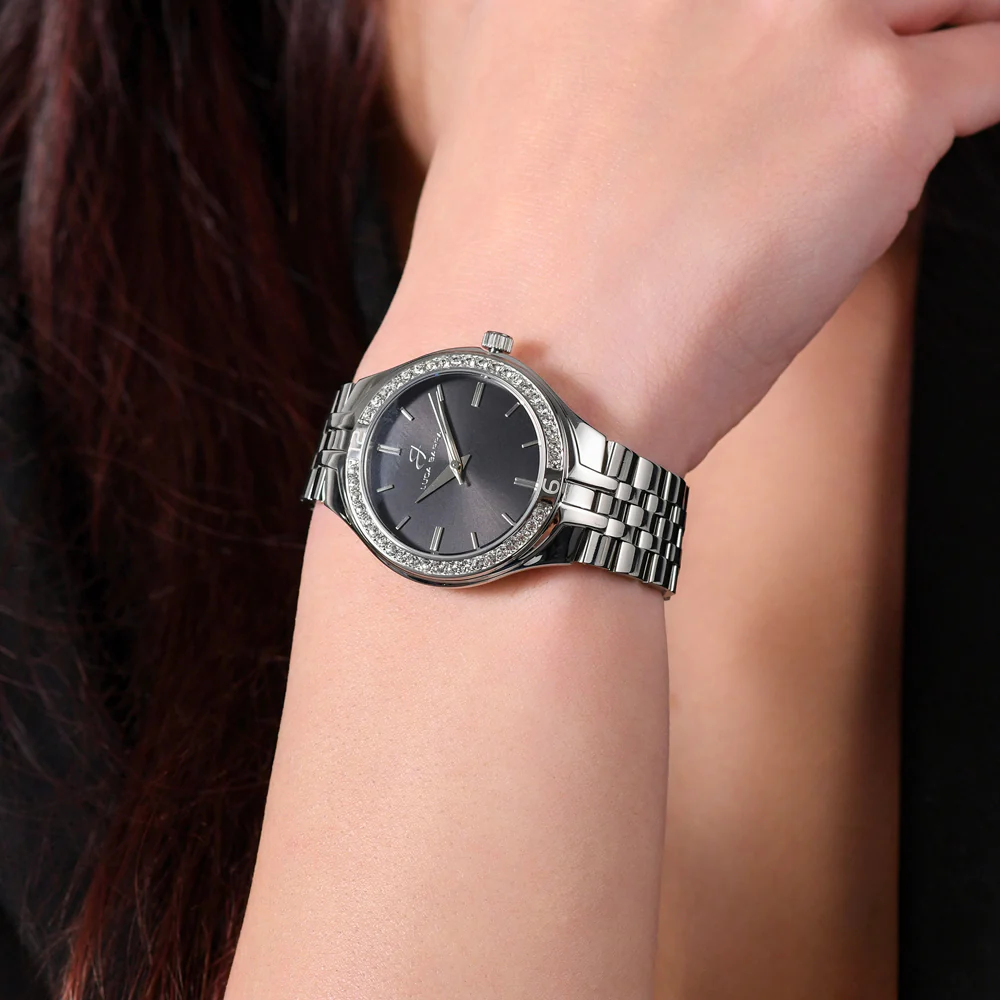 OROLOGIO DONNA IN ACCIAIO QUADRANTE NERO - Image 2